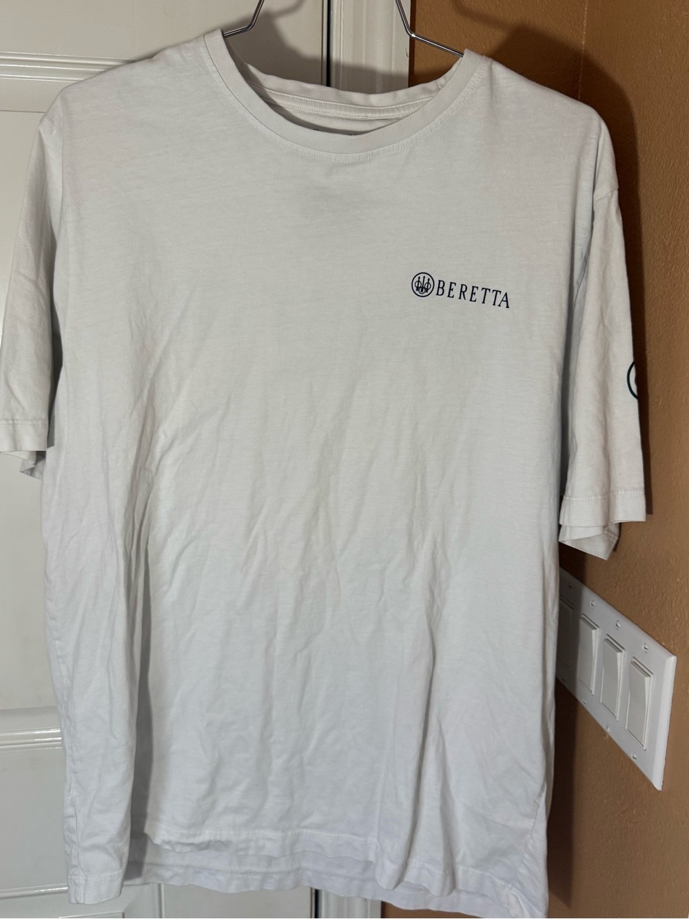 Beretta Team Men’s Short-Sleeve Logo Tee in White